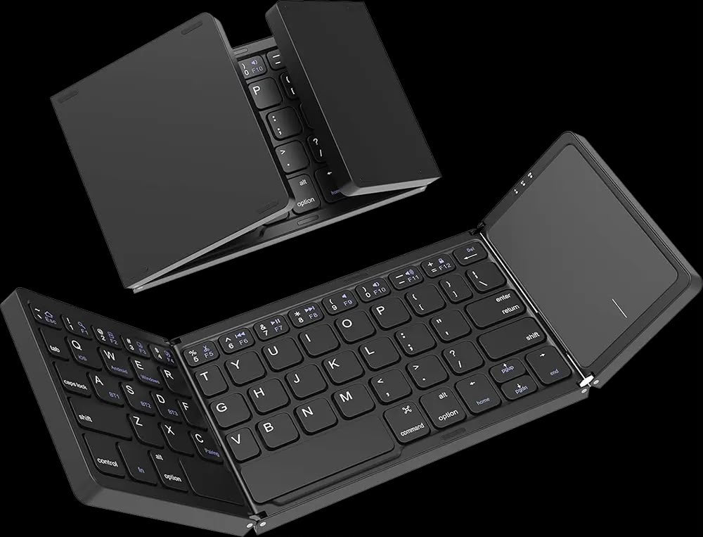 Foldable Bluetooth Keyboard with Touchpad